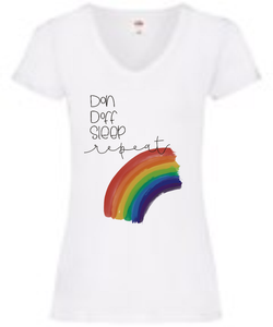 East and North Hertfordshire Hospitals Charity "Don/Doff" lady fit t-shirt