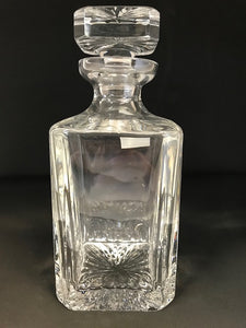 Personalised Lead Crystal Plain Glass Decanter