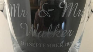 Personalised Handmade Bubble Base Champagne / Wine cooler