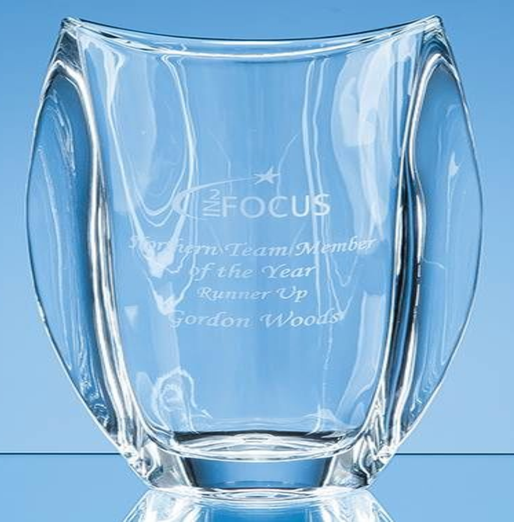Personalised Crystal Orbit Vase